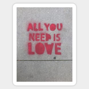 ALL YOU NEED IS LOVE Sticker